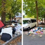 На вул. Писаржевського «кавуновий сезон» розпочався не за планомБіля нових сміт…