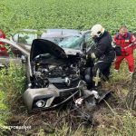 На Криворіжжі зіштовхнулися мікроавтобус #Volkswagen Crafter та легковик #Renau…