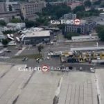 На Куренівці чувак влетів у автосалон Сітроена машиною. Потім вискочив і побіг …