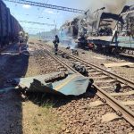 росіяни двічі вдарили по потягу Київ — Запоріжжя. Попередньо, ніхто не постражд…