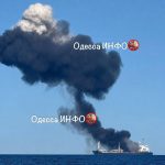 Поблизу Одеси влучання ракети по судну в Чорному моріВодночас місто перебуває пі…