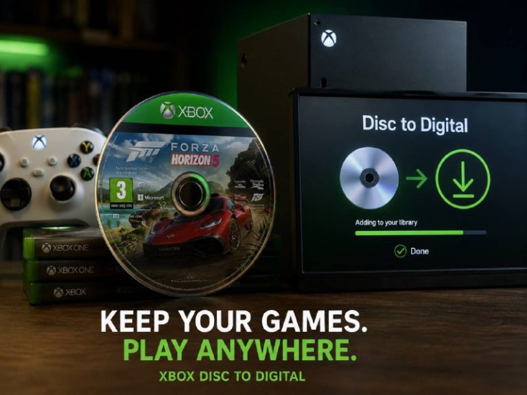 Microsoft працює над новою функцією Disc-to-Digital для Xbox, яка дасть змогу вл…