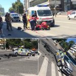 Жахлива ДТП з мотоциклістом сталась на Васильківській. Від мотоциклу не лишилось…