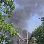 У Павлограді пролунав вибух. Після вибуху над містом здіймається дим Місцеві паб…