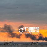 На лівому березі щось добряче палає. Що саме горить — поки невідомо.Підписатись…