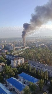 ГОРИТЬ ринок біля Дарницького вокзалуㅤНадсилайте новини в анонімний бот @novost…