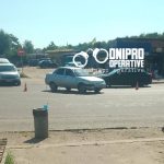 ДТП на Великій Діївській за участі мотоцикла. На місці стоїть похоронний трансп…