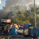 Загорілась фура Нової Пошти на Одеській трасі ㅤНадсилайте новини в анонімний бо…