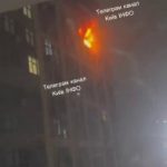 ГОРИТЬ квартира в ЖК Варшавський. Пишуть, що з будинку чути крики людей про допо…