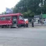 На Івана Мазепи трамвай 15-го маршруту зійшов з рейок. Нічого нового, звичайний…