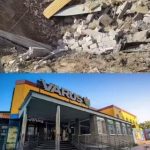 Знищено супермаркет VARUS у Соломʼянському районі. Від удару обвалилася частина …