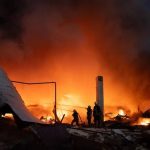 Російські реактивні безпілотники в ніч на 16 вересня влучили у Києві у складські…