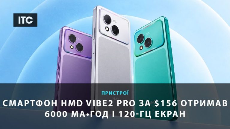 HMD викотила бюджетний 5G-смартфон Vibe2 Pro за якісь $156, спакувавши туди міст…